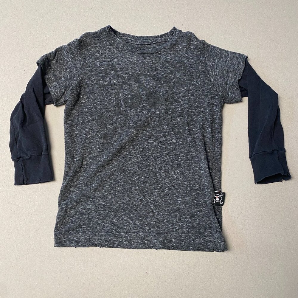 Nununu Skull Long Sleeve Tee